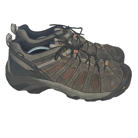 KEEN Men’s ATLANTA COOL ESD Steel Toe Size 13 Brown - Picture 5 of 12